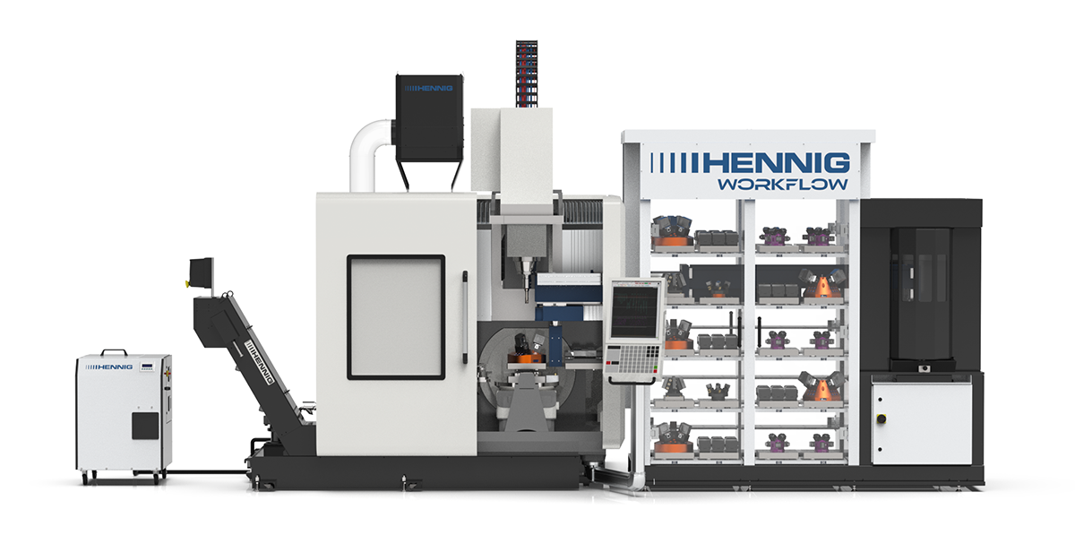 Hennig WorkFlow reliably automates pallet loading for CNC manufacturers. 