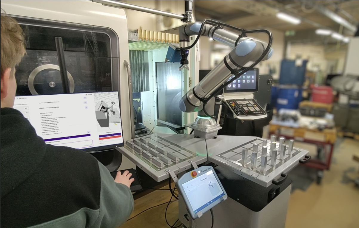 Trener Robotics Delivers Pre-Trained Skills to Industrial Robots in CNC Automation 
